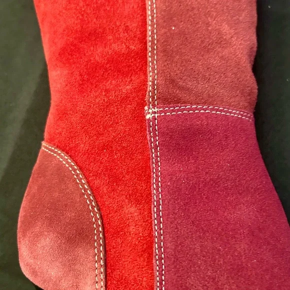 AJ Valenci Sueded Leather Tall Boots ❤️ 2.5’ Heel - Sz. 7 ~ Zippered - BNWT - Picture 5 of 6